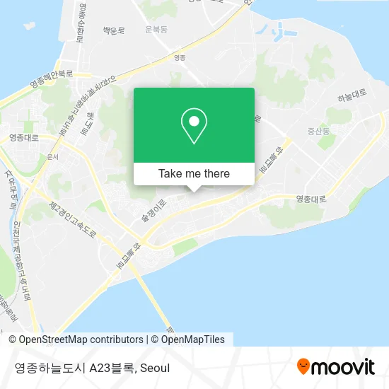 영종하늘도시 A23블록 map