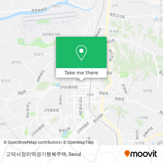 고덕서정리역경기행복주택 map
