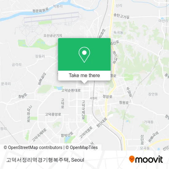 고덕서정리역경기행복주택 map