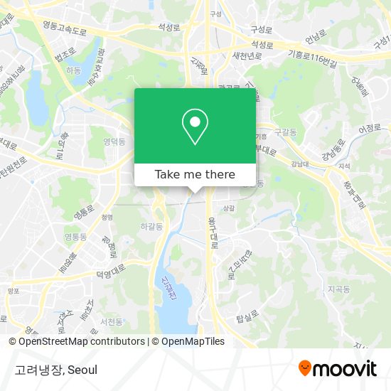 고려냉장 map