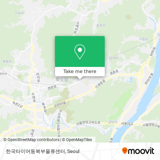 한국타이어동북부물류센터 map