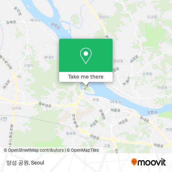 양섬 공원 map