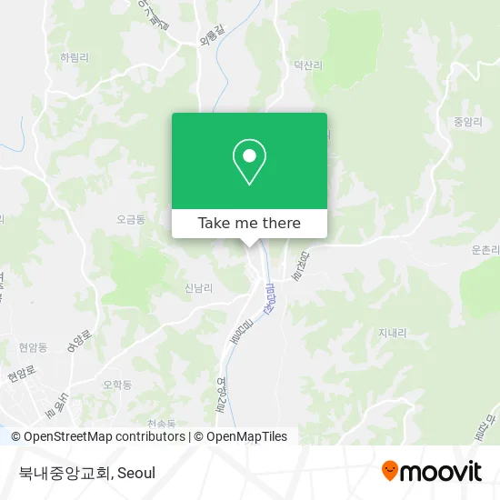 북내중앙교회 map