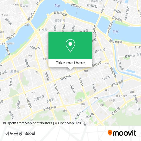 이도곰탕 map