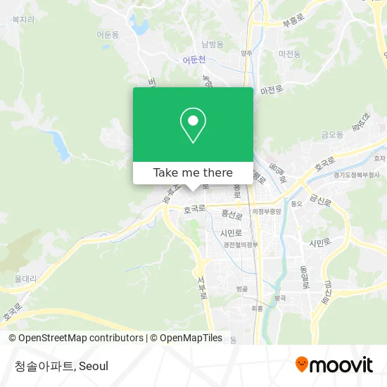 청솔아파트 map