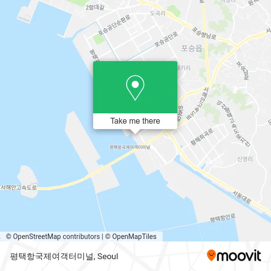 평택항국제여객터미널 map