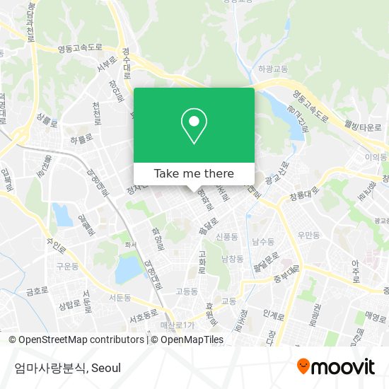 엄마사랑분식 map