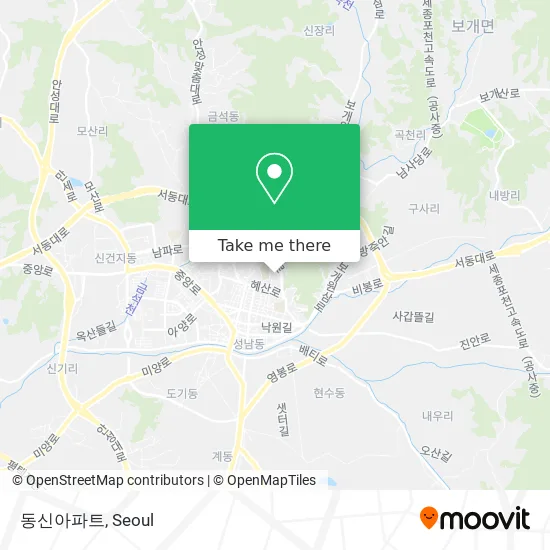 동신아파트 map