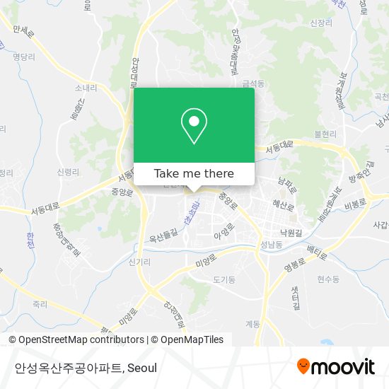 안성옥산주공아파트 map