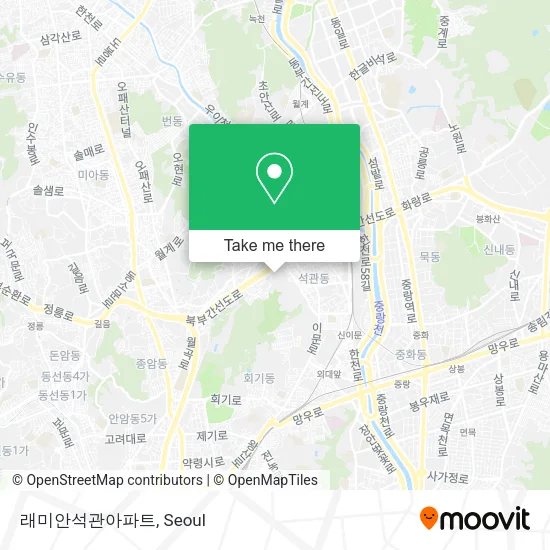 래미안석관아파트 map
