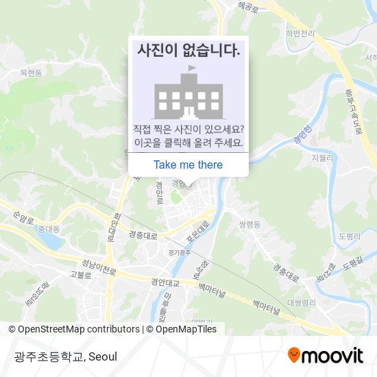광주초등학교 map