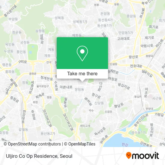 Uljiro Co Op Residence map