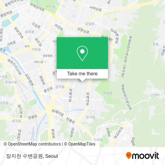 장지천 수변공원 map