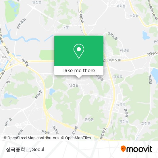 장곡중학교 map