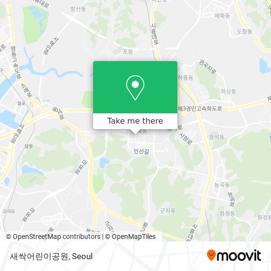 새싹어린이공원 map