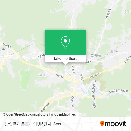 남양주라온프라이빗5단지 map