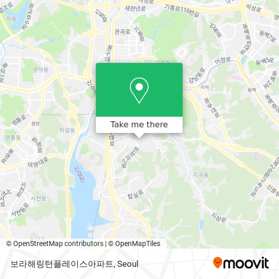 보라해링턴플레이스아파트 map