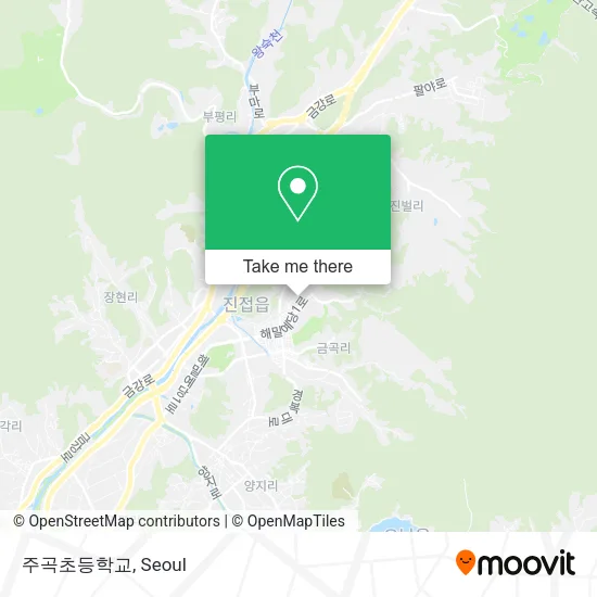 주곡초등학교 map