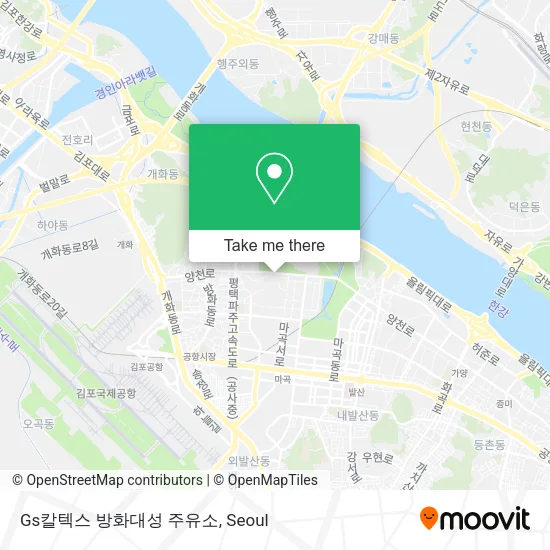 Gs칼텍스 방화대성 주유소 map