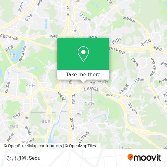 강남병원 map