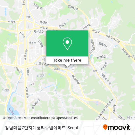 강남마을7단지계룡리슈빌아파트 map