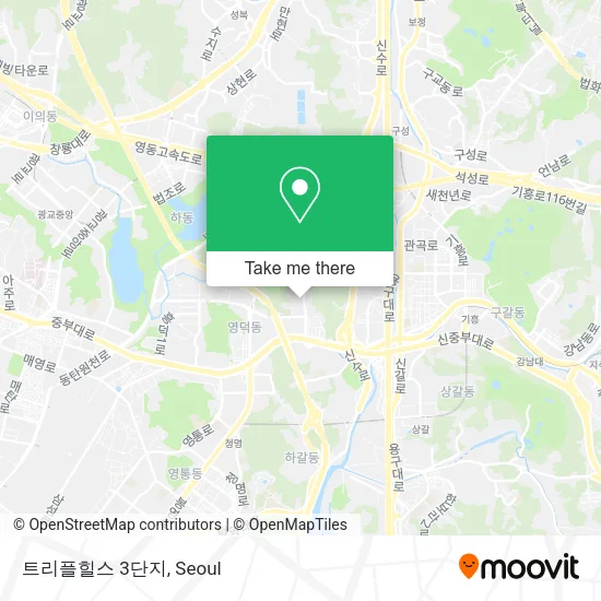 트리플힐스 3단지 map