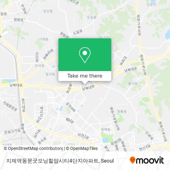 지제역동문굿모닝힐맘시티4단지아파트 map