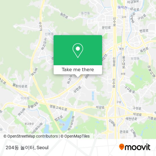 204동 놀이터 map