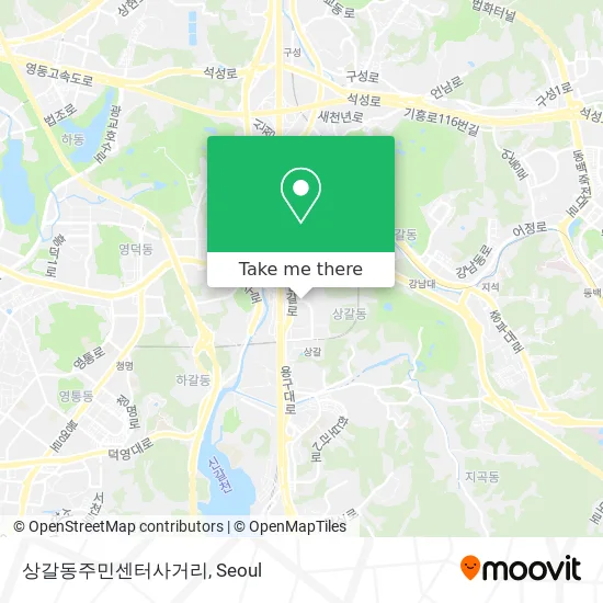 상갈동주민센터사거리 map