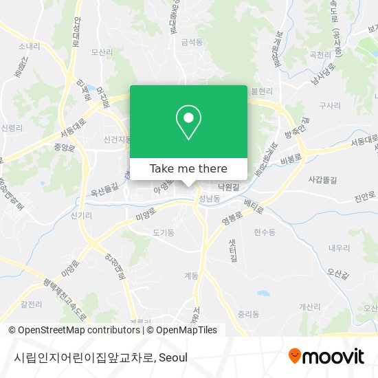 시립인지어린이집앞교차로 map