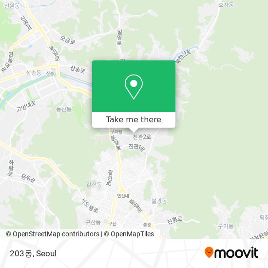 203동 map