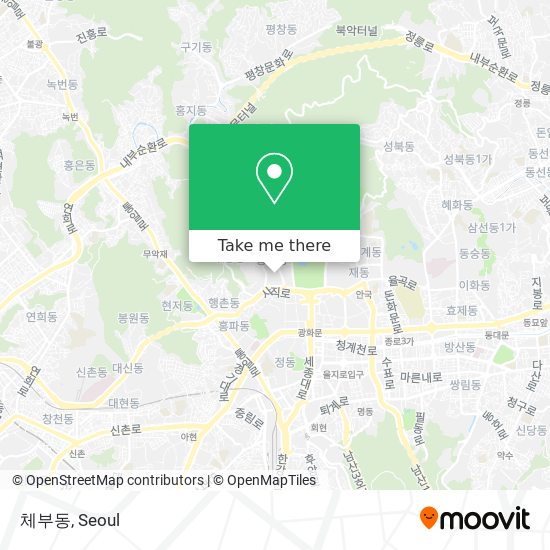 체부동 map