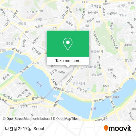 나진상가 17동 map