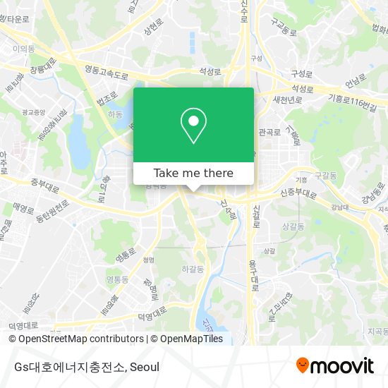 Gs대호에너지충전소 map