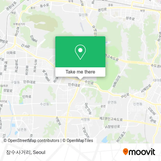 장수사거리 map