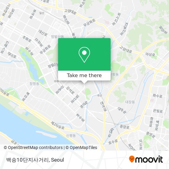 백송10단지사거리 map