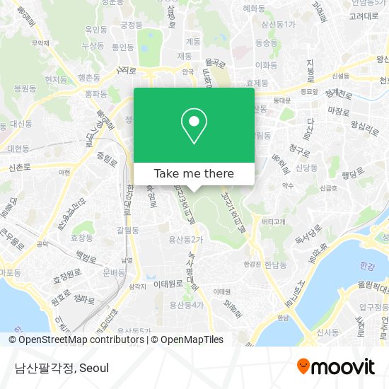 남산팔각정 map