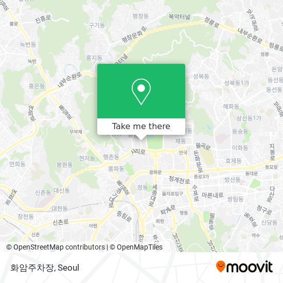 화암주차장 map