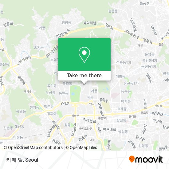 카페 달 map