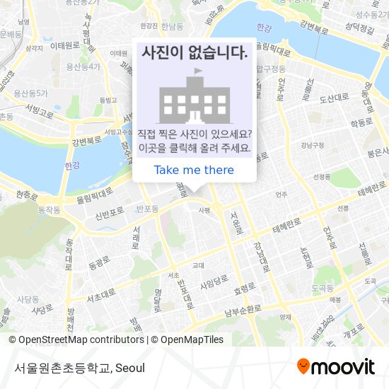 서울원촌초등학교 map