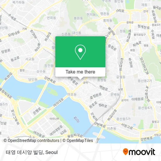 태영 데시앙 빌딩 map