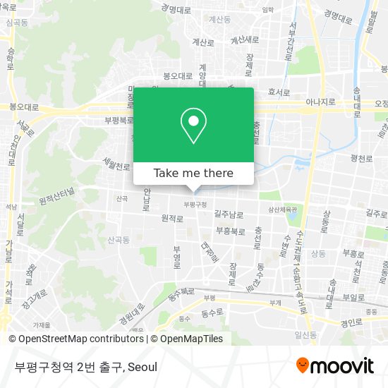 부평구청역 2번 출구 map