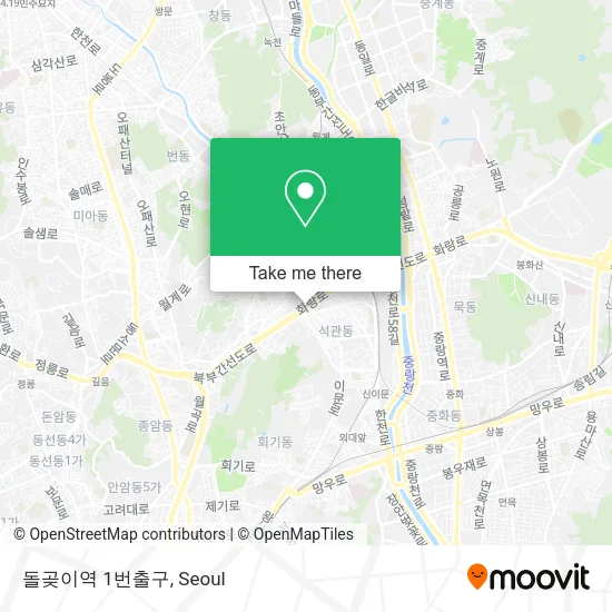 돌곶이역 1번출구 map