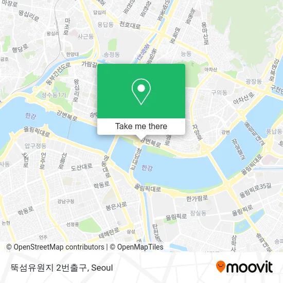 뚝섬유원지 2번출구 map