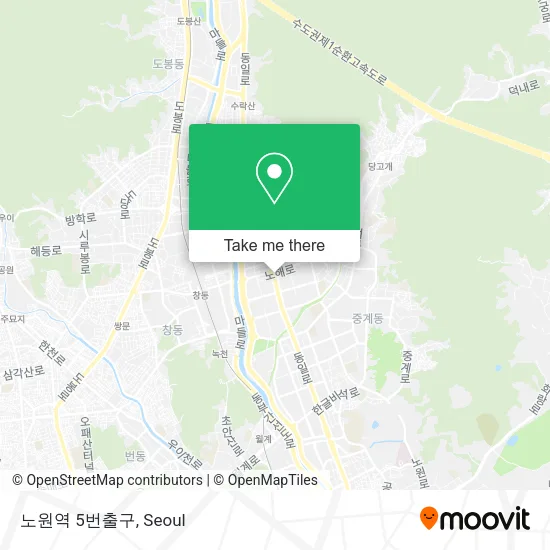 노원역 5번출구 map