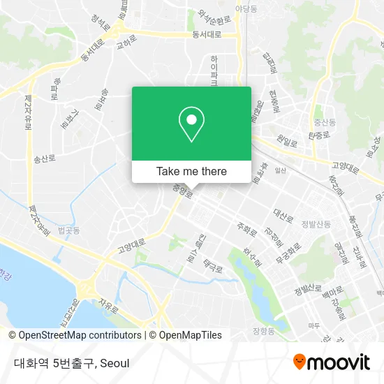 대화역 5번출구 map