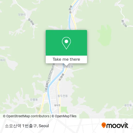 소요산역 1번출구 map