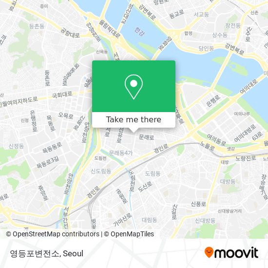 영등포변전소 map