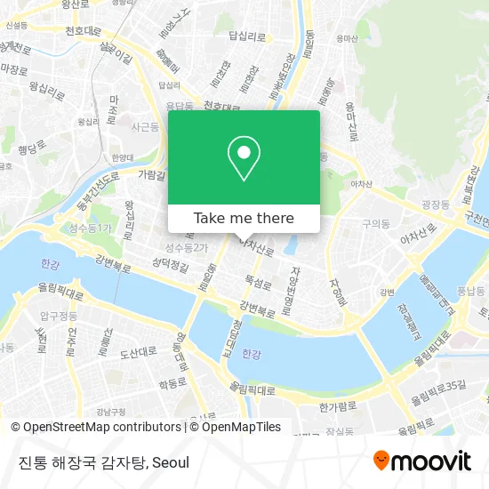 진통 해장국 감자탕 map