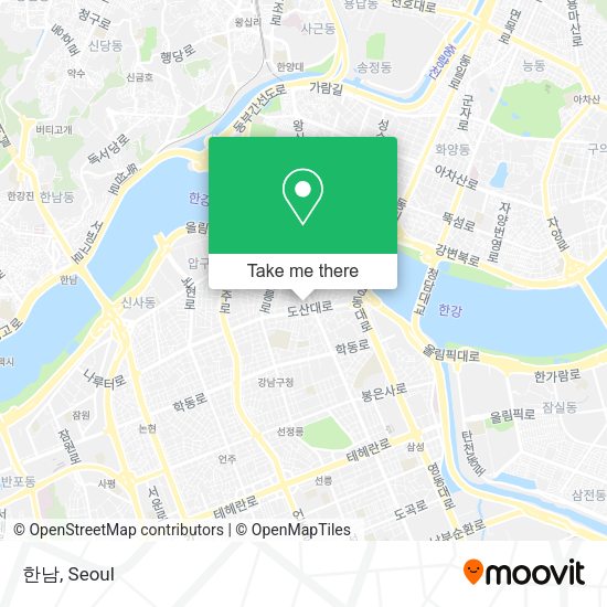한남 map